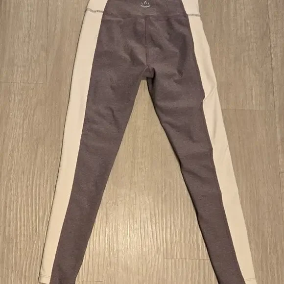 Beyond Yoga Space Dye Colorblock Ankle Leggings  M - Picture 5 of 10